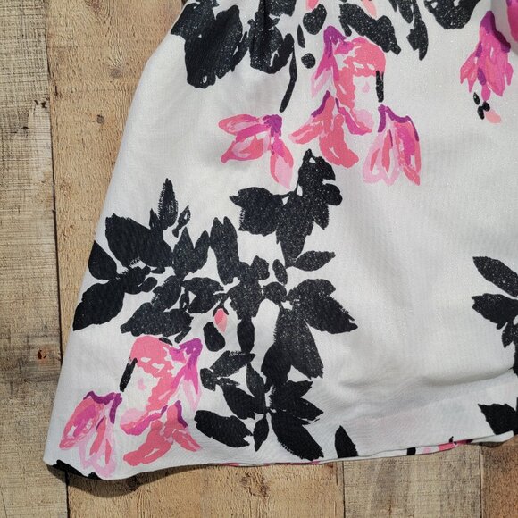 Lilly Pulitzer Stroke of Midnight Floral Strapless Amberly Bow Detail Dress - 2 - Picture 3 of 14